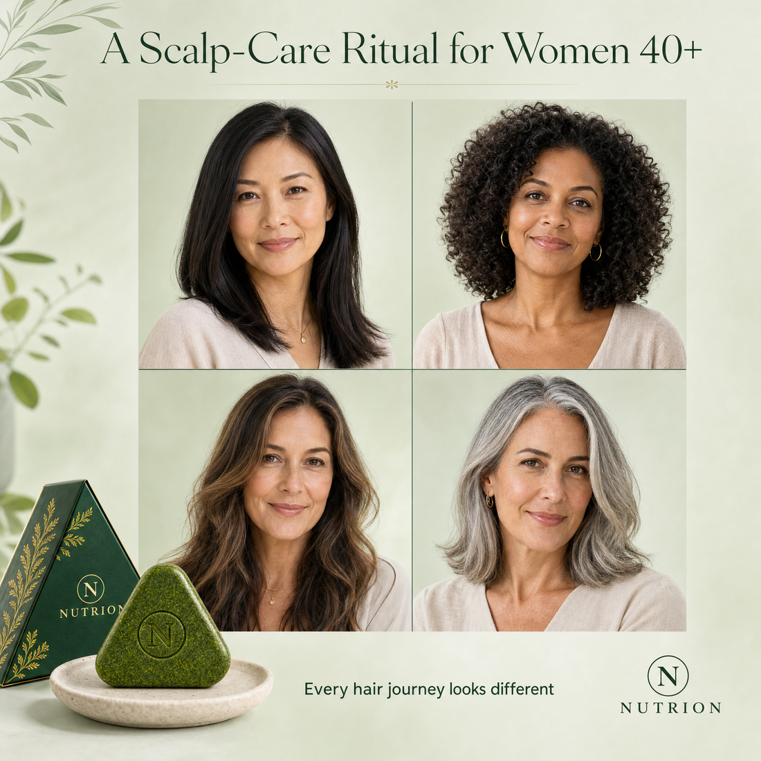 Nutrion scalp-care ritual for women over 40